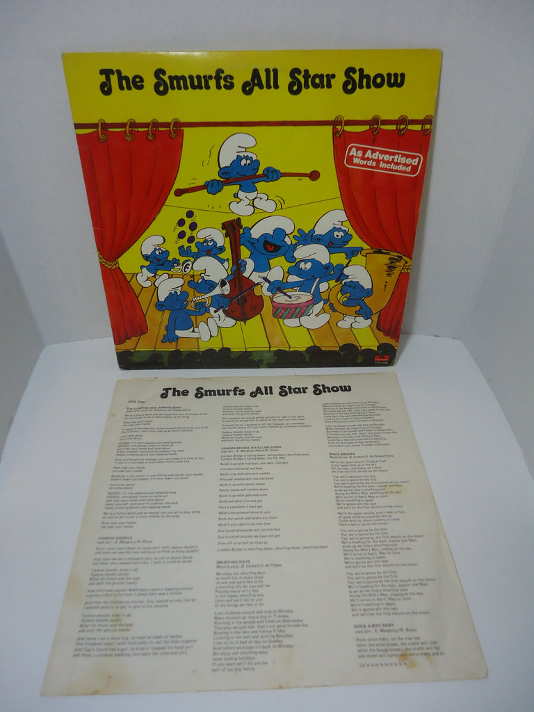 The Smurfs  ‎– The Smurfs All Star Show LP
