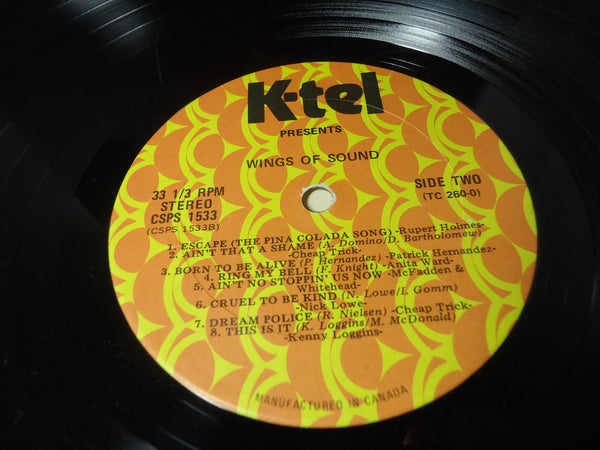 Various Artists - Wings of Sound Today's Original Hits & Stars (K-Tel Records Compilation)