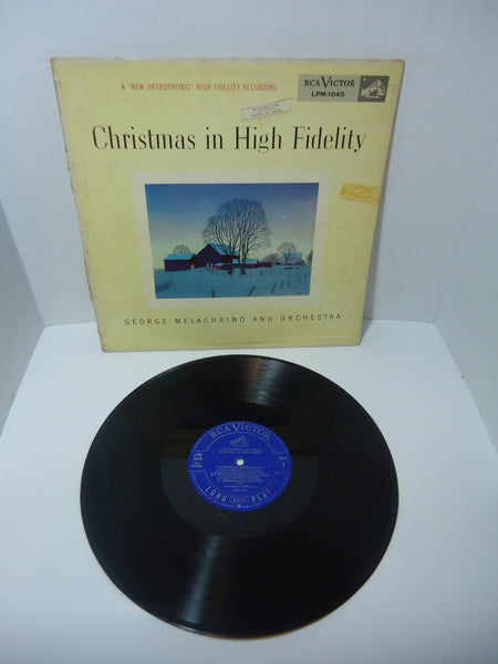 George Melachrino And Orchestra ‎– Christmas In High Fidelity LP Canada