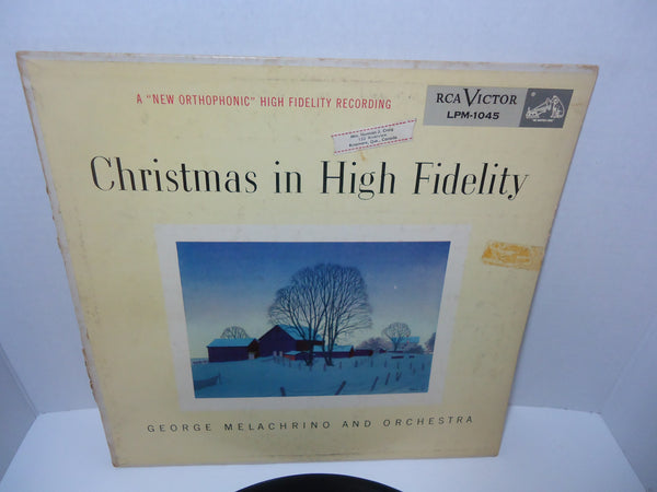 George Melachrino And Orchestra ‎– Christmas In High Fidelity