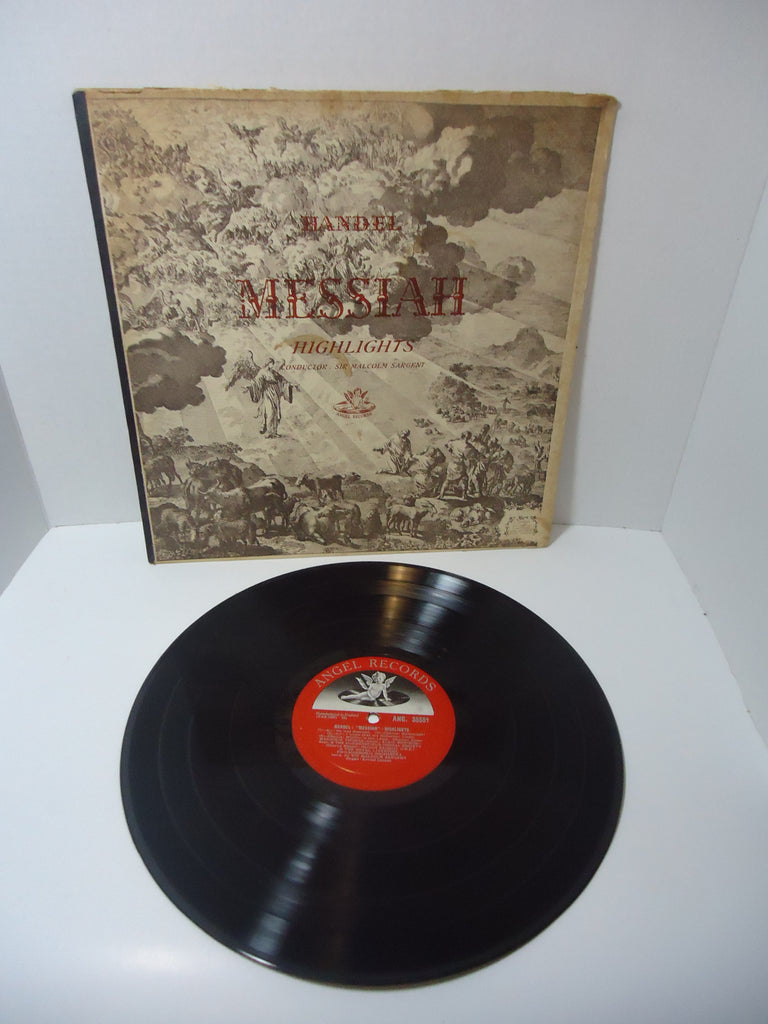 Handel - Sir Malcolm Sargent, Huddersfield Choral Society ‎– Messiah Highlights LP