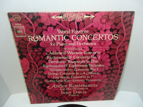 Andre Kostelanetz And His Orchestra – World Favorite Romantic Concertos For Piano And Orchestra