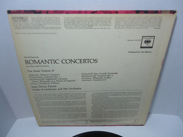 Andre Kostelanetz And His Orchestra – World Favorite Romantic Concertos For Piano And Orchestra