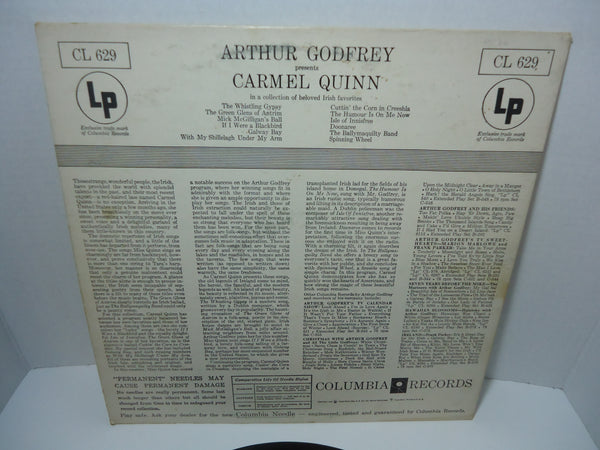 Carmel Quinn ‎– Arthur Godfrey Presents Carmel Quinn [Re-issue] [Mono]