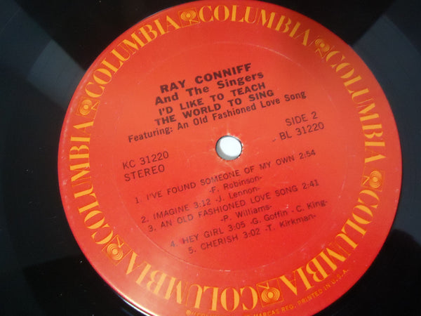 Ray Conniff And The Singers ‎– I'd Like To Teach The World To Sing