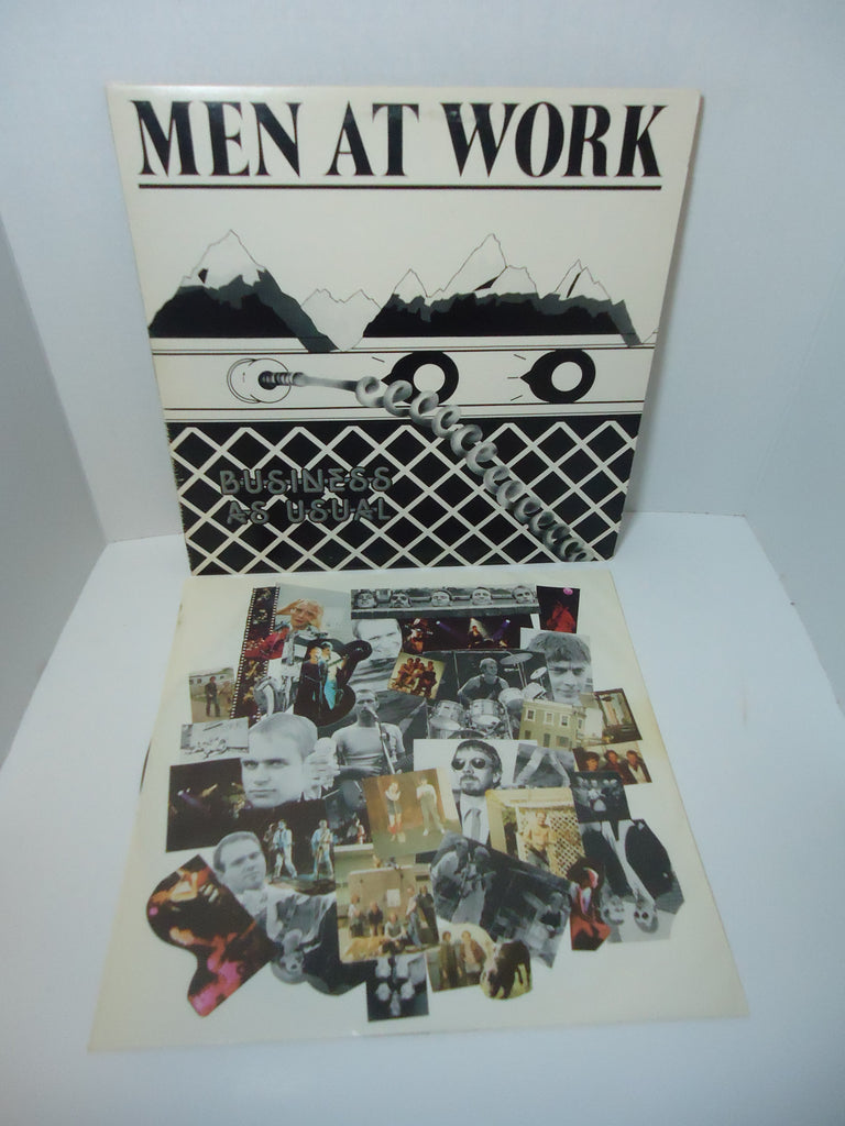 Men At Work ‎– Business As Usual [White Cover] LP Canada