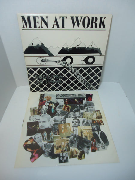Men At Work ‎– Business As Usual [White Cover] LP Canada