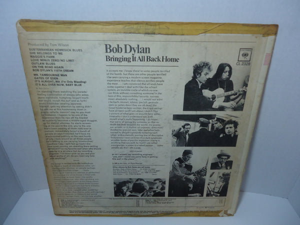 Bob Dylan ‎– Bringing It All Back Home [Mono]