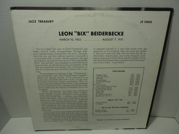 Bix Beiderbecke & The Wolverines - S/T  [Mono]