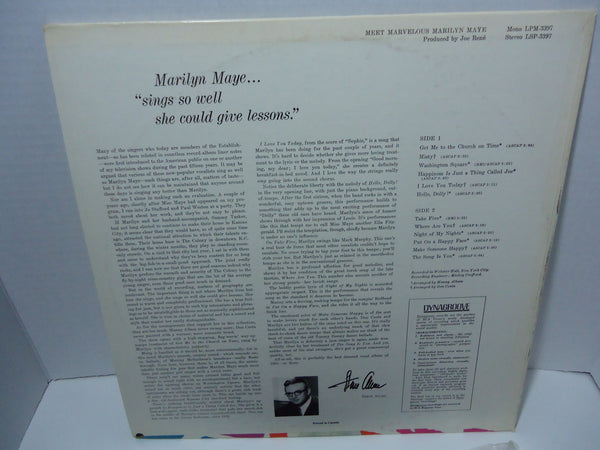 Marilyn Mae - Meet Marvelous Marilyn Mae {Mono]