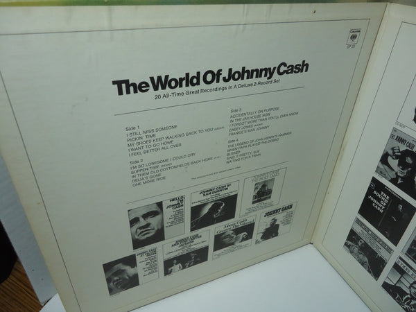 Johnny Cash ‎– The World Of Johnny Cash [Double LP] [Gatefold]
