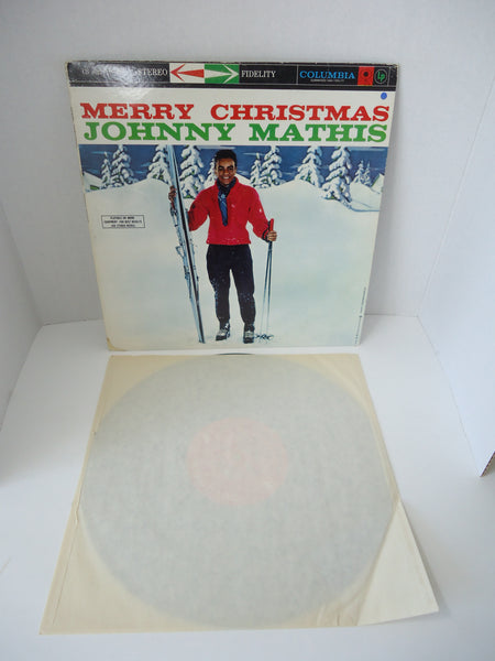 Johnny Mathis With Percy Faith And His Orchestra ‎– Merry Christmas [Re-issue] LP Canada