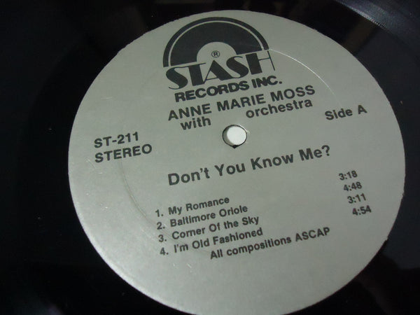 Anne Marie Moss - Don't You Know Me?