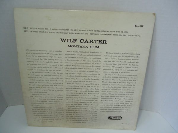 Wilf Carter ‎– Montana Slim