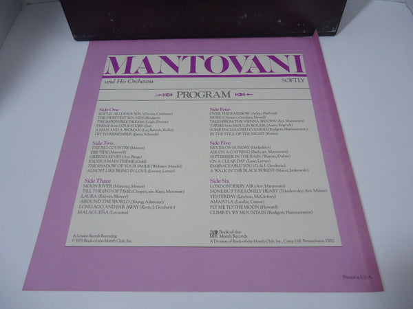 Mantovani And His Orchestra ‎– Softly [3 LP Box Set]