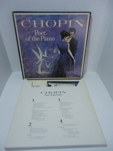 Chopin ‎– Poet Of The Piano [Reader's Digest Selection] 4 Set Vinyl LP 