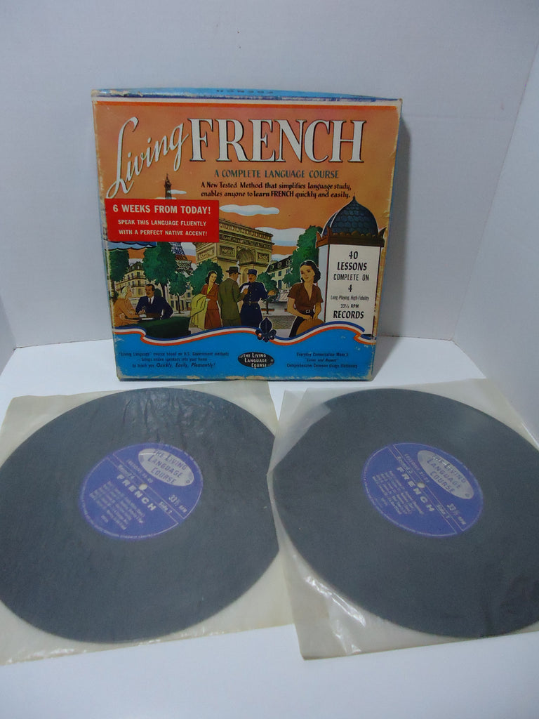Living French: A Complete Language Course 4 Box Set Vinyl LP