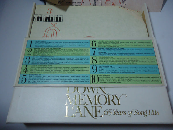 Various Artists ‎– Down Memory Lane: 65 Years Of Song Hits [10 LPs] [Box Set]