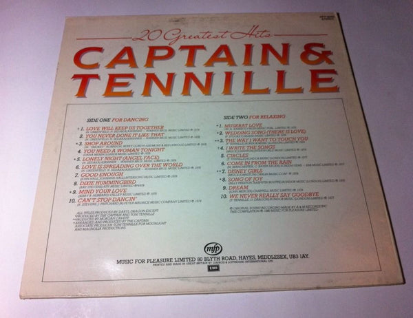 Captain & Tennille - 20 Greatest Hits [Import]