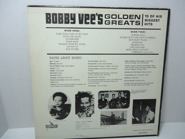 Bobby Vee - Golden Greats [Mono]