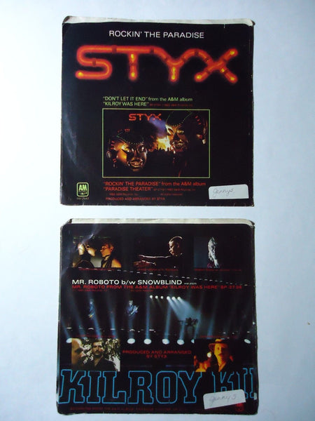 Styx - Don't Let It End / Mr. Roboto [2 Single LPs]