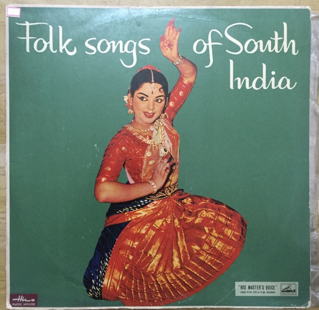 Various ‎Artists – Folk Songs Of South India LP