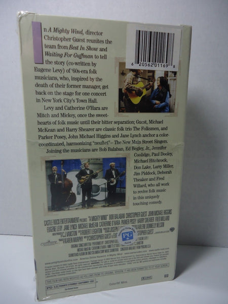 Mighty Wind VHS cassette tape new back cover