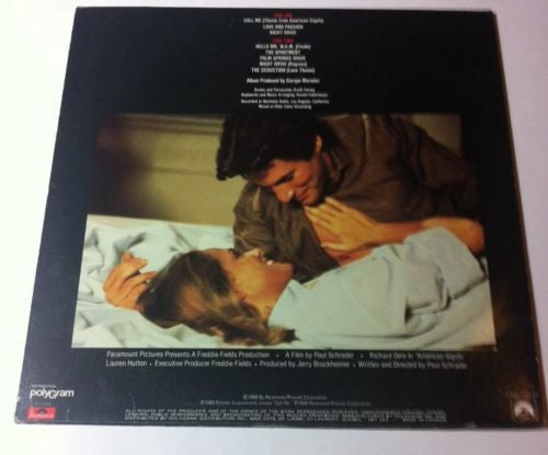 Giorgio Moroder ‎– American Gigolo Original Motion Picture Soundtrack